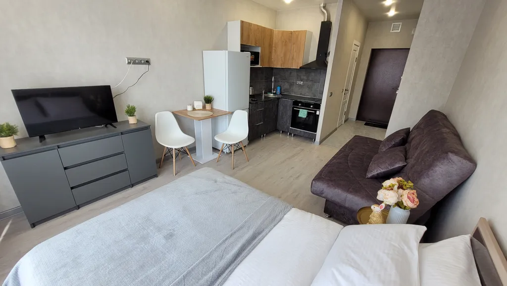 Студия в новом ЖК около парка Ангелов и вокзала