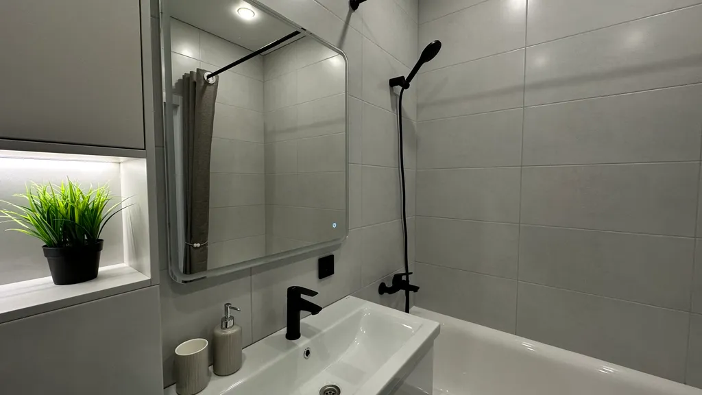 Уютная современная квартира-студия с большой лоджией