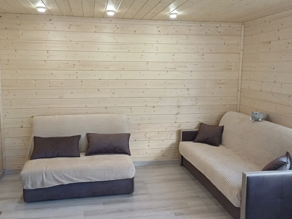 Уютный домик-баня с купелью в тихом местечке