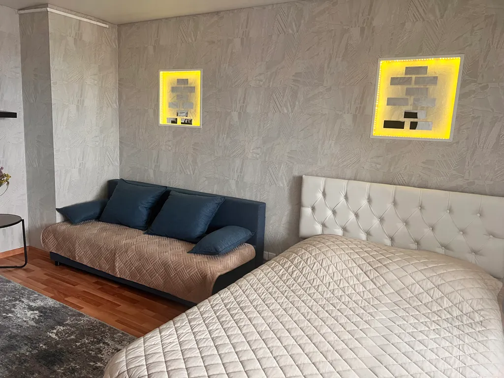 Уютная современная и просторная квартира с большой кухней