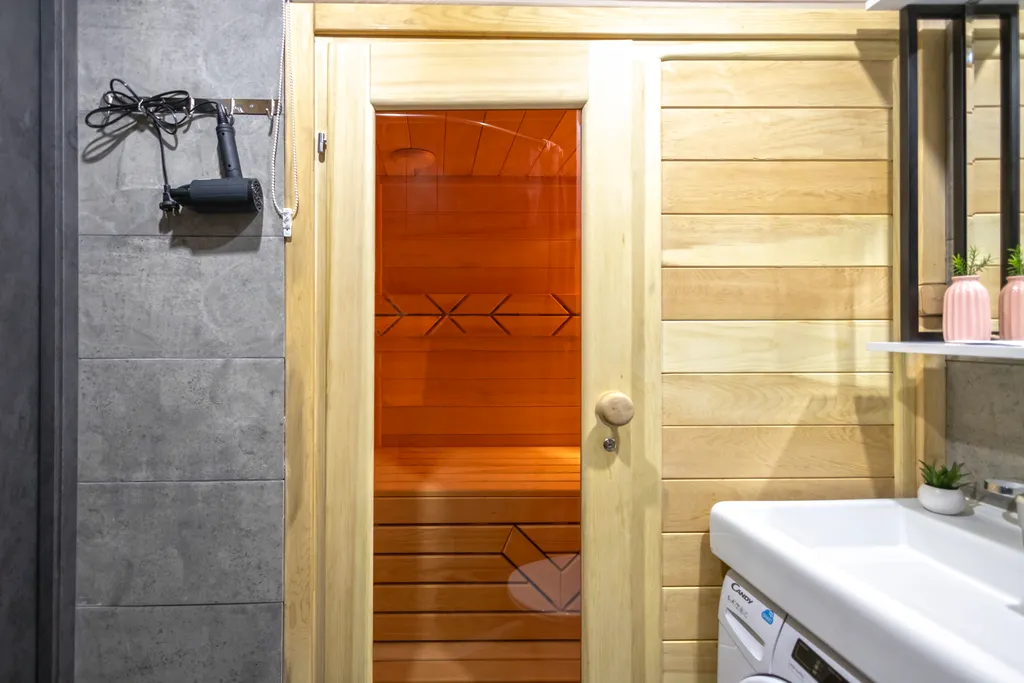 Студия с сауной