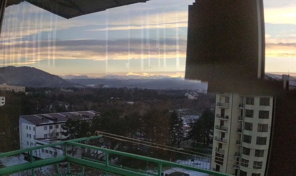 Красивый вид на горы