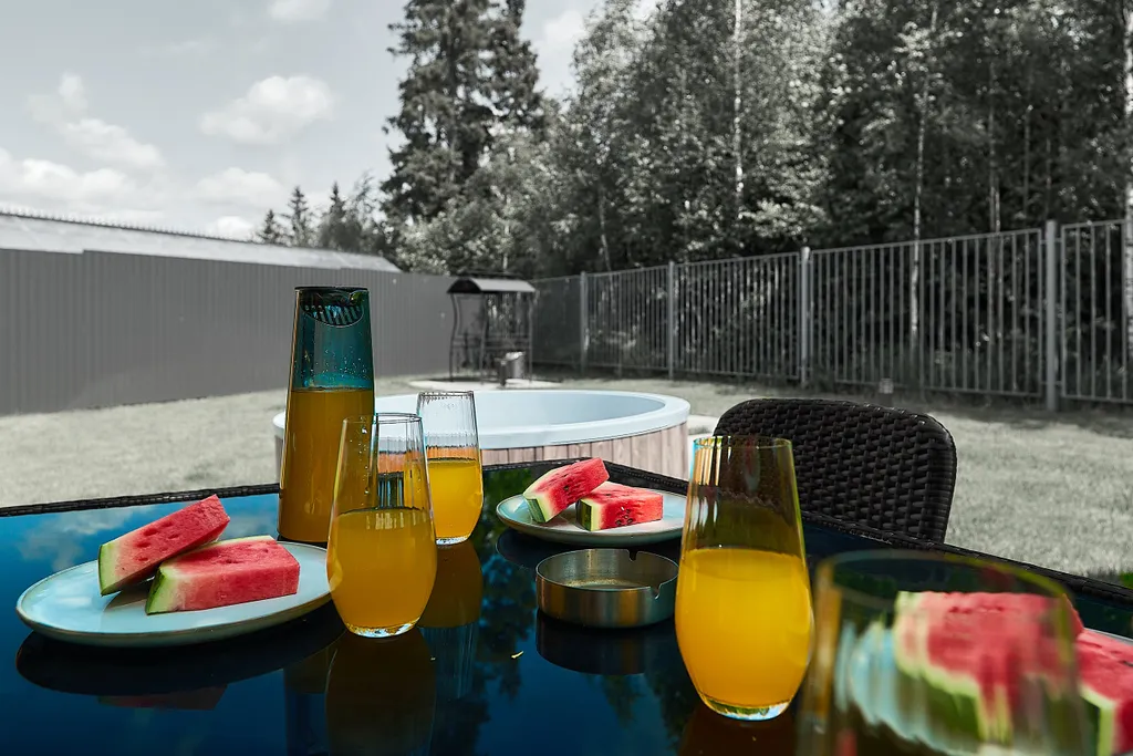 Коттедж Барнхаус с баней, видом на лес — Истра