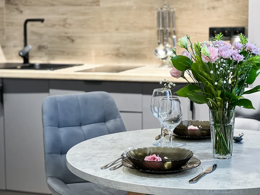 Квартира Черника - дизайнерские апартаменты с видом на горы — Сириус