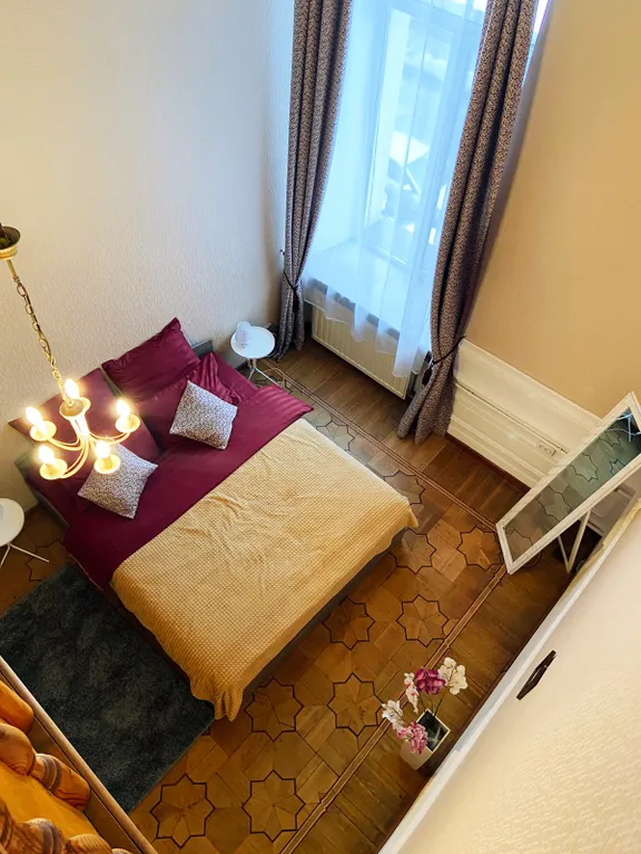 Квартира с шикарным видом на Неву, балкон, парковка