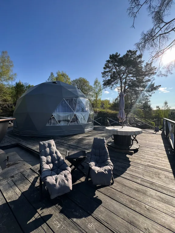 Глэмпгеокупол Домик на Оке