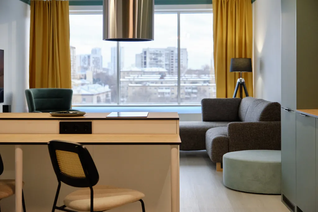 2-х комнатный апартамент "Огни Екатеринбурга"