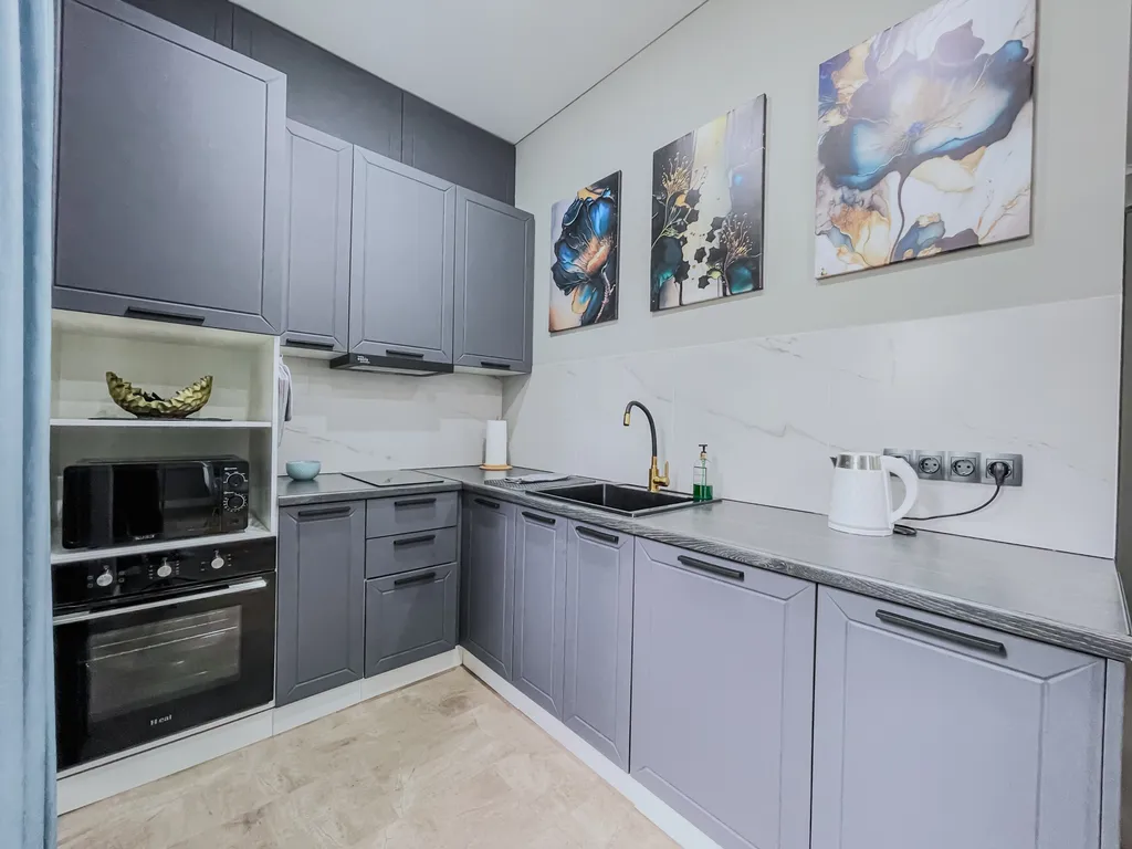 Стильная квартира с кроватью king-size