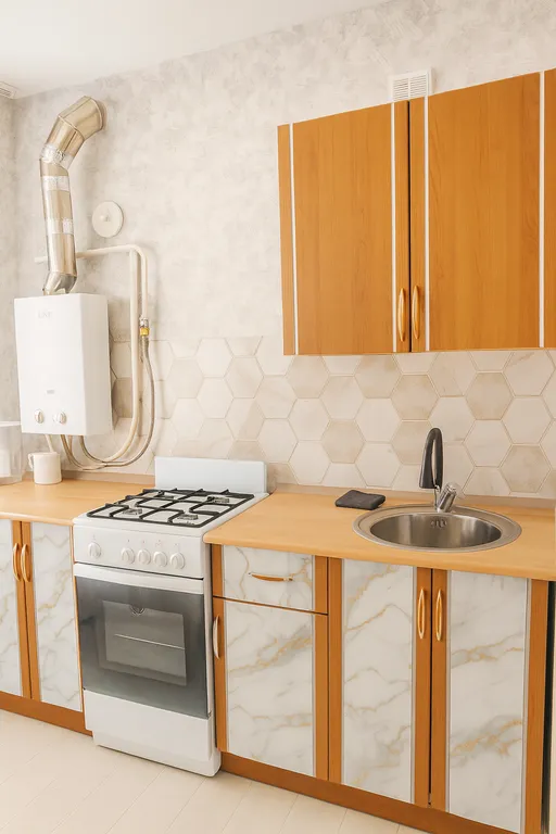 Светлая однокомнатная квартира с балконом