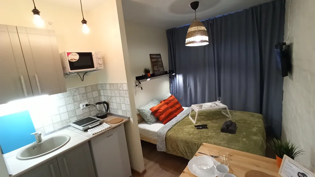 Комфортная студия для проживания двоих гостей