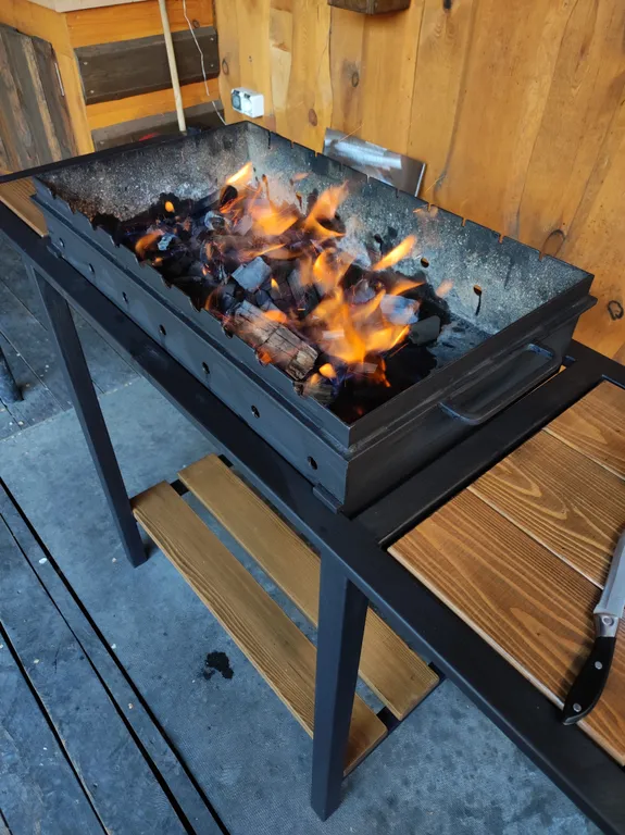 Дом с баней на дровах