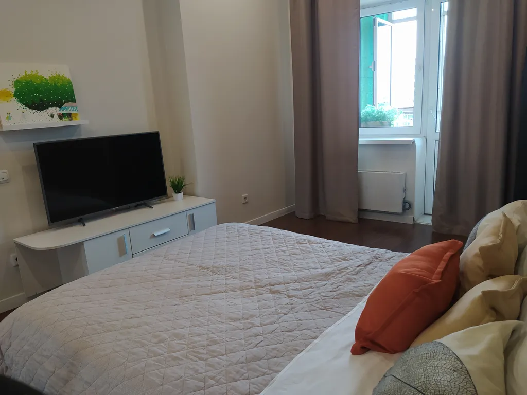 Квартира у аквапарка с видом на кремль