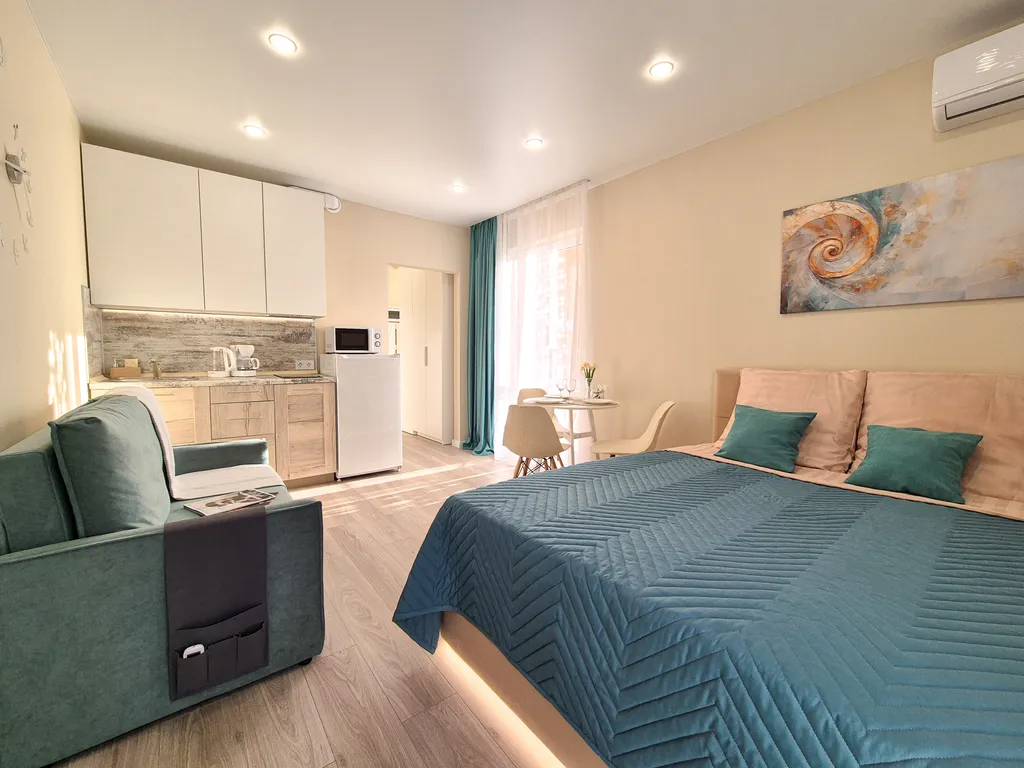 Квартира с двумя балконами и потрясающими закатами