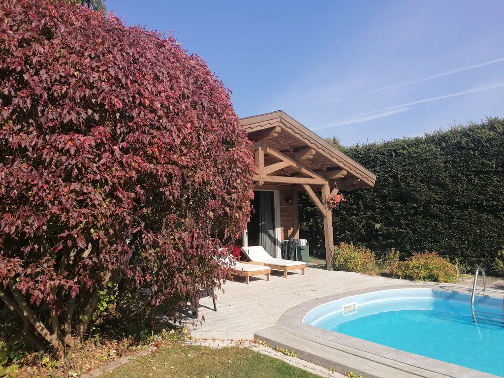 Домик в деревне с бассейном