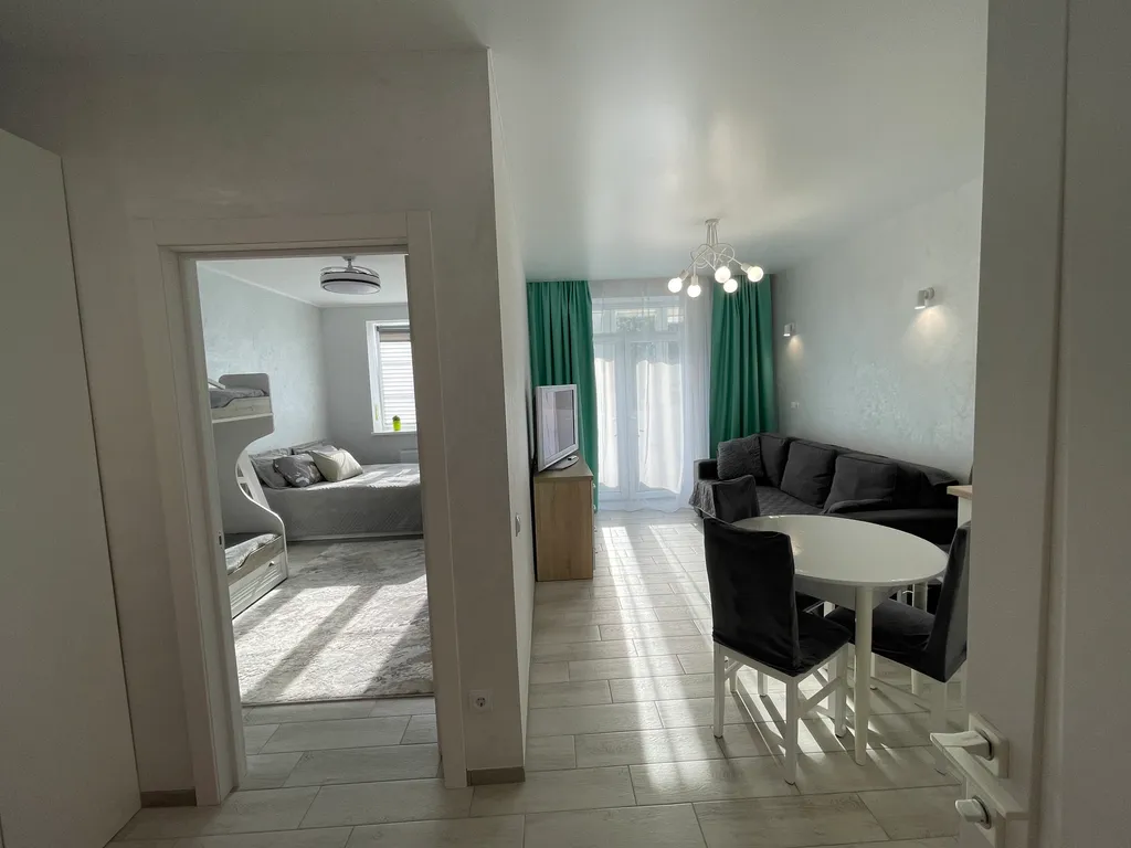 Квартира с просторной кухней-гостиной, все для комфортного отдыха