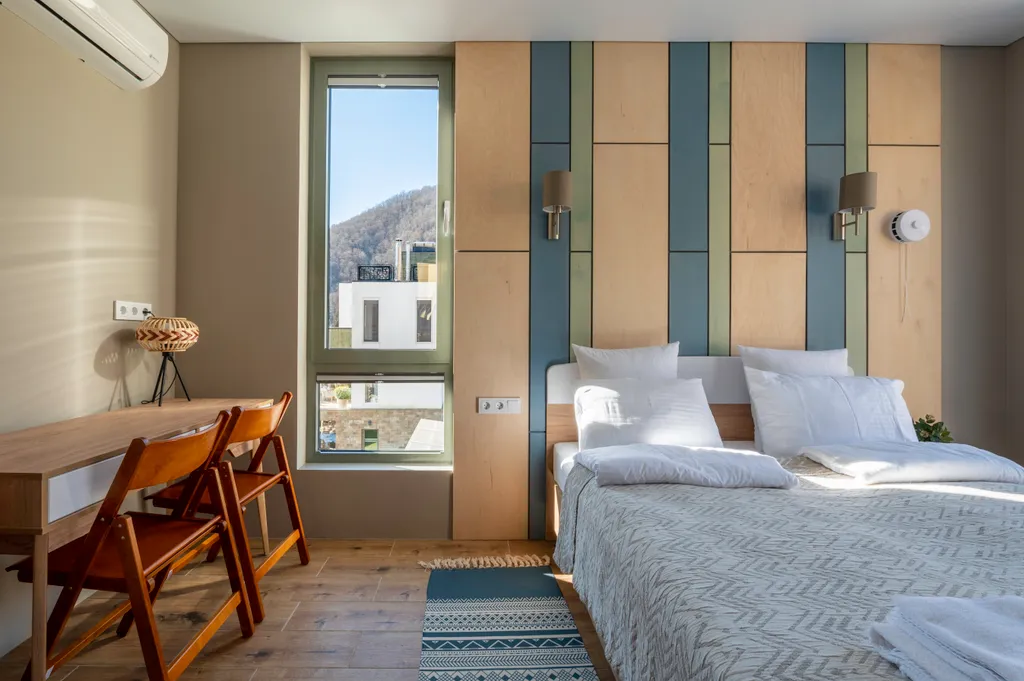 Апартаменты в Куб-терра, Голубой лён