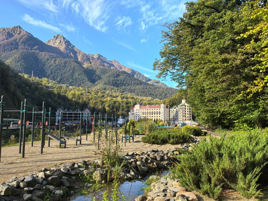 Шикарный апартамент в центре Роза Хутор