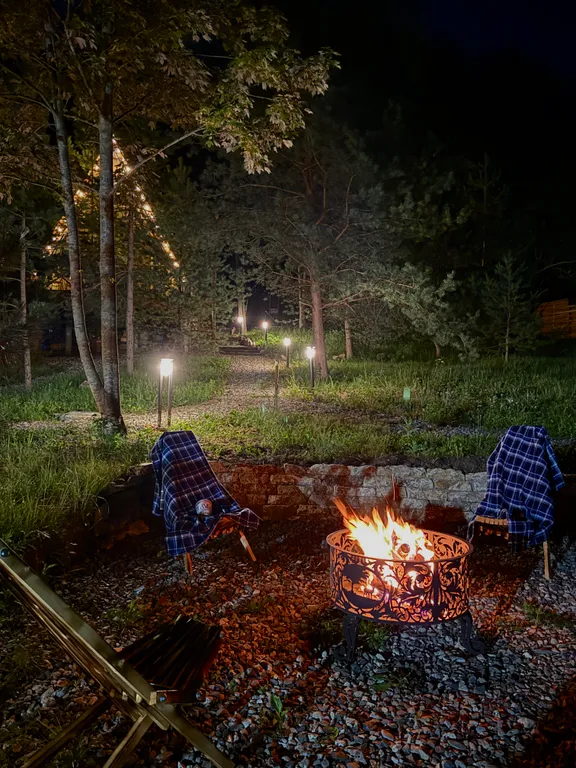 Уютный домик с купелью и баней в сосновом лесу