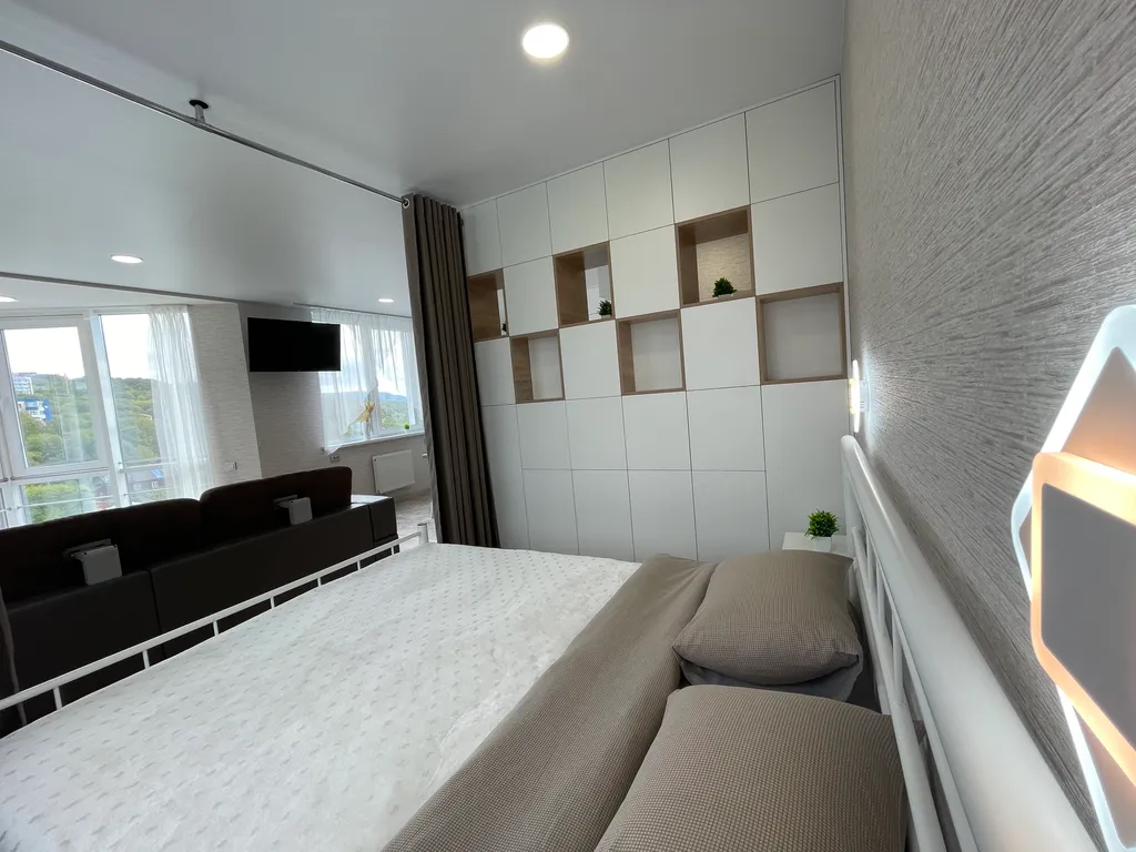 Апартаменты «Sea- Lounge», вид на Тихий океан, лес, горы и город