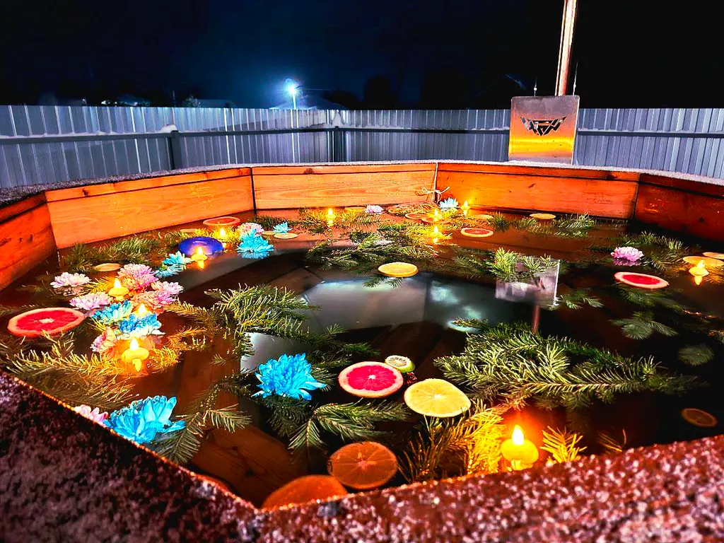 Уютный домик с банным чаном