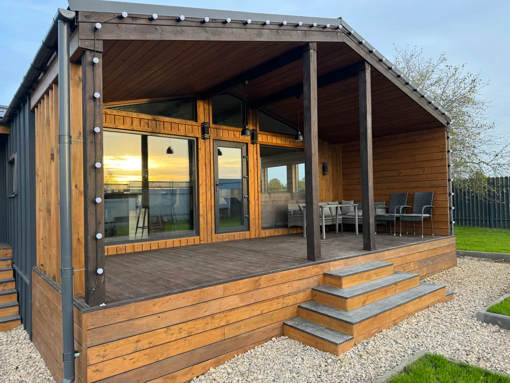 Дом с баней и чаном