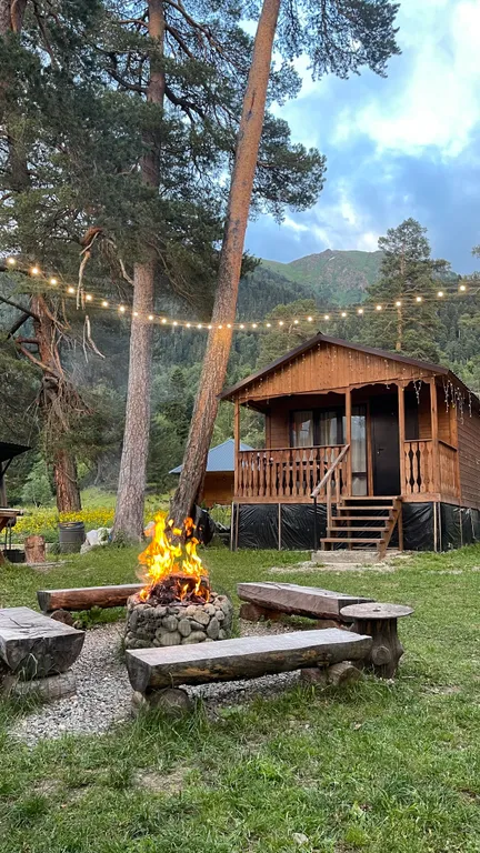 Коттедж 2-комнатный Дом — Архыз