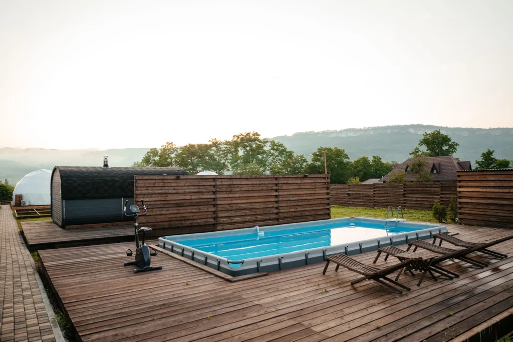 Сфера с горячим бассейном 2