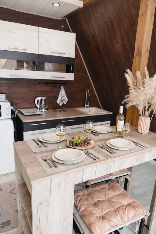 Панорамный дом «Грань» с видом на горы