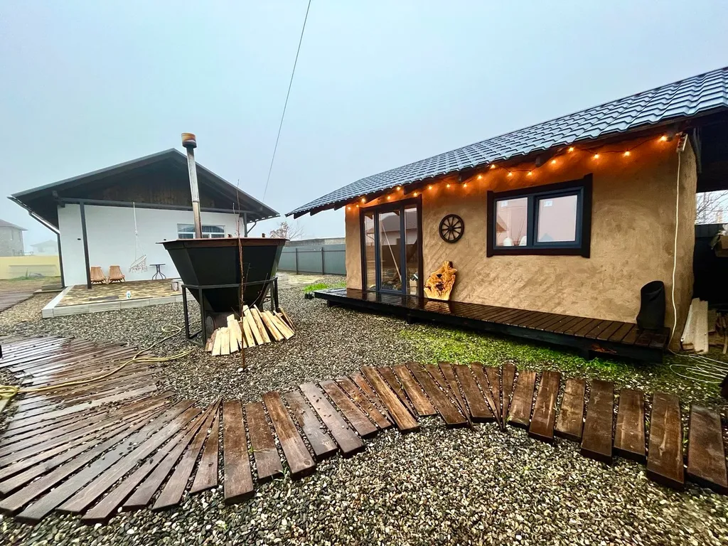 Новый уютный дом с сауной и банным чаном