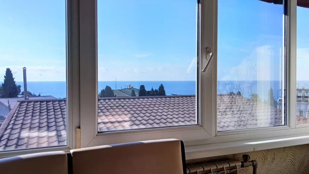 Квартира с видом на море для семьи в 5-6 минутах от пляжа