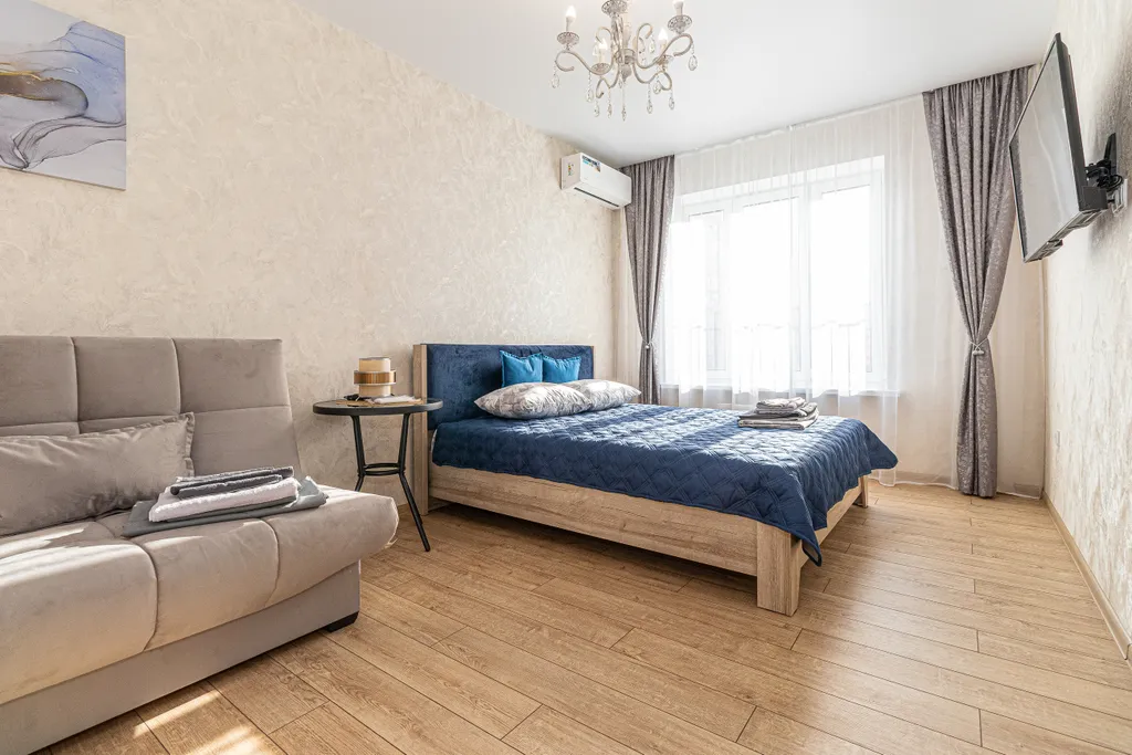 Квартира 1-комнатная квартира для 4 гостей в ЖК Достояние — Краснодар