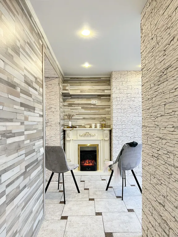 Квартира Роскошная с камином и просторной лоджией