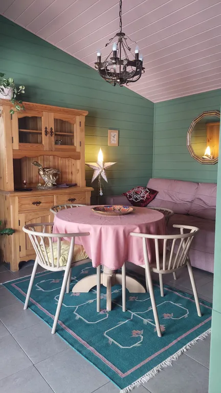 Домик на горе с сауной