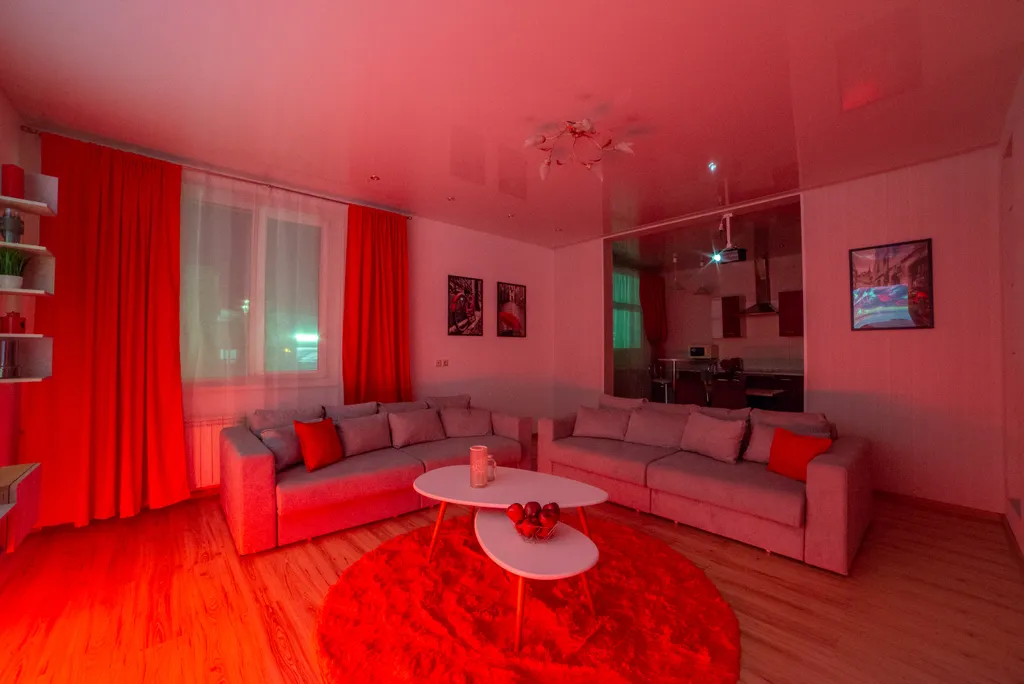 Красная вишня и голубика