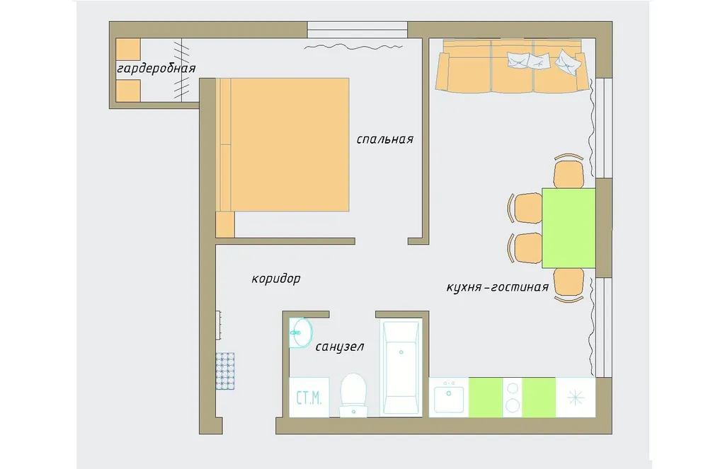 Апартаменты в центре