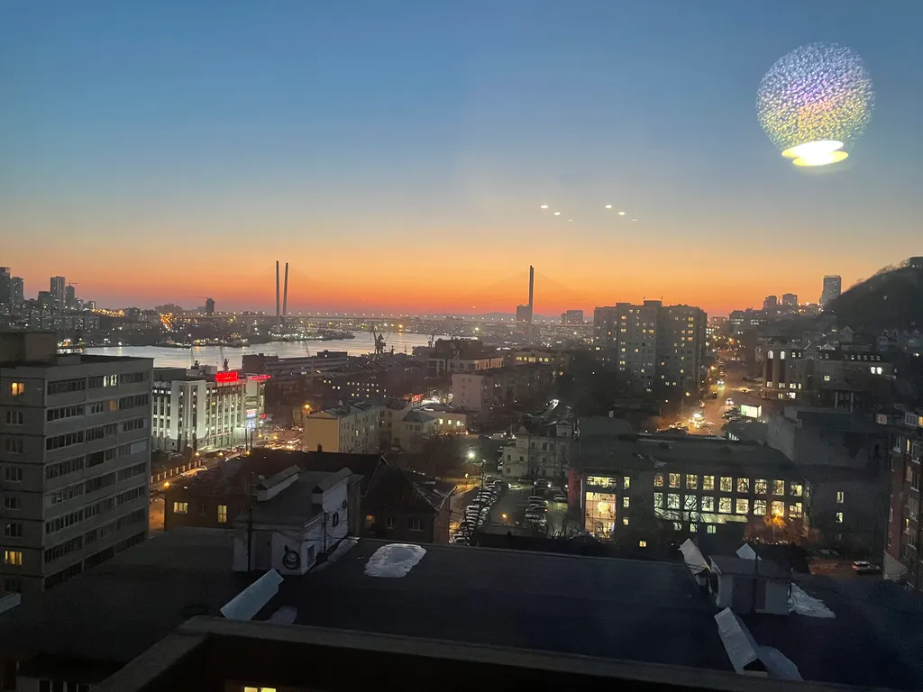Квартира Квартира Уютная студия с шикарным видом в центре города — Владивосток