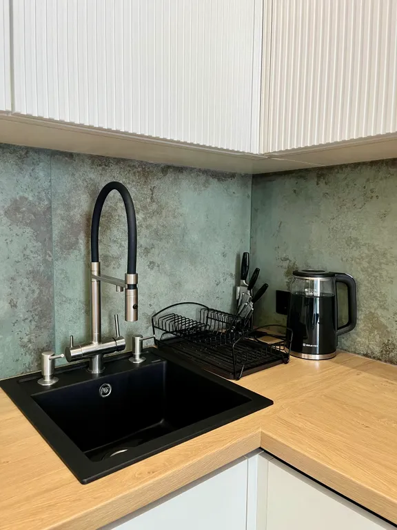 Квартира Квартира Стильная студия на первой линии у моря — Зеленоградск