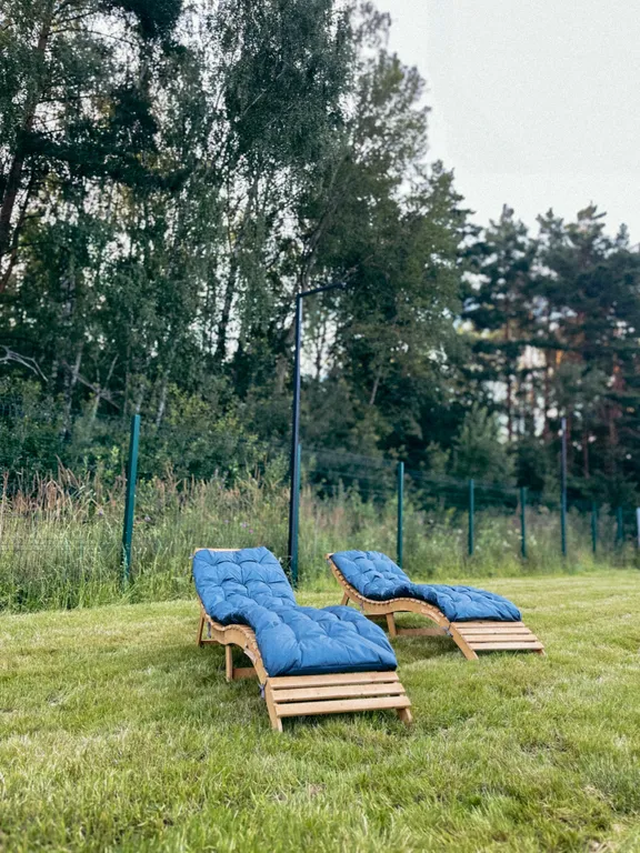 Дом в лесу с баней и чаном