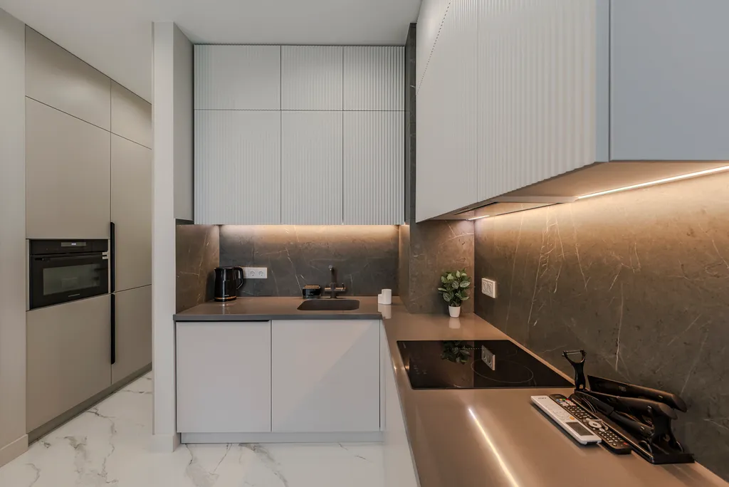 Стильная квартира в ЖК бизнес-класса с бассейном