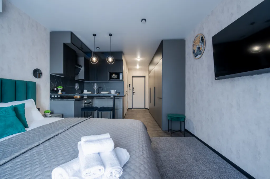 Уютная студия на Баженова