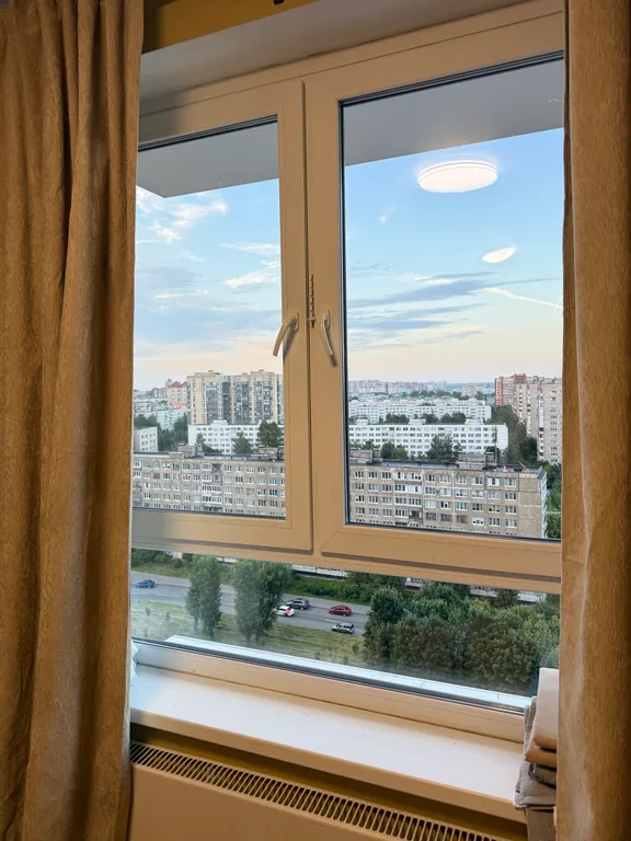 Квартира Квартира Студия в Невском районе с видом на город — Санкт-Петербург
