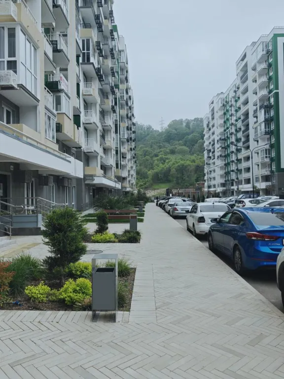 Квартира-студия в новом жк рядом с широким пляжем, удобная локация, всё рядом