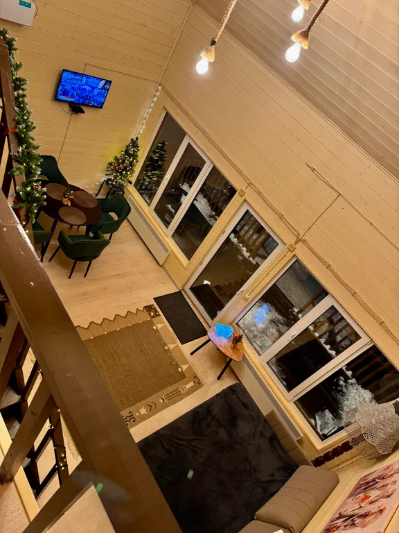 Дом в елях с финской сауной