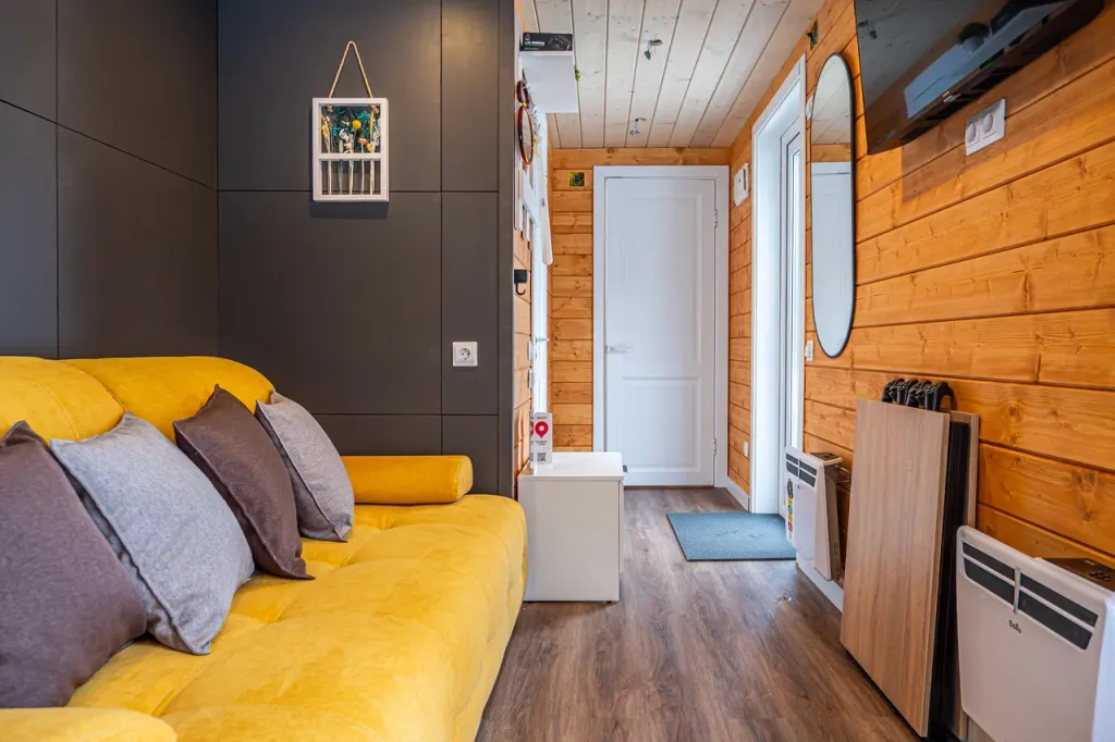 Design-коттедж в горном лесу