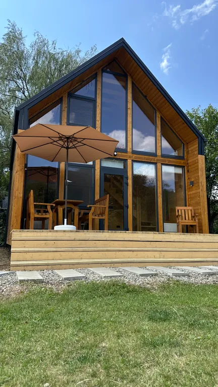 Барнхаус с чаном и бассейном