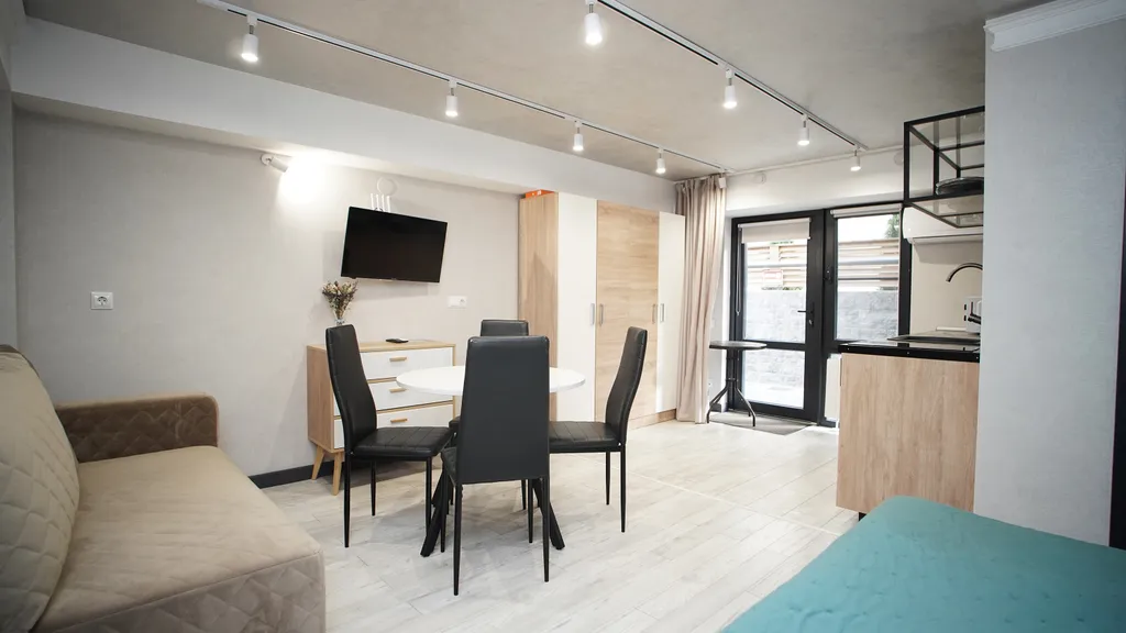 Идеальная студия с террасой и спальной зоной — всё, что нужно для вас