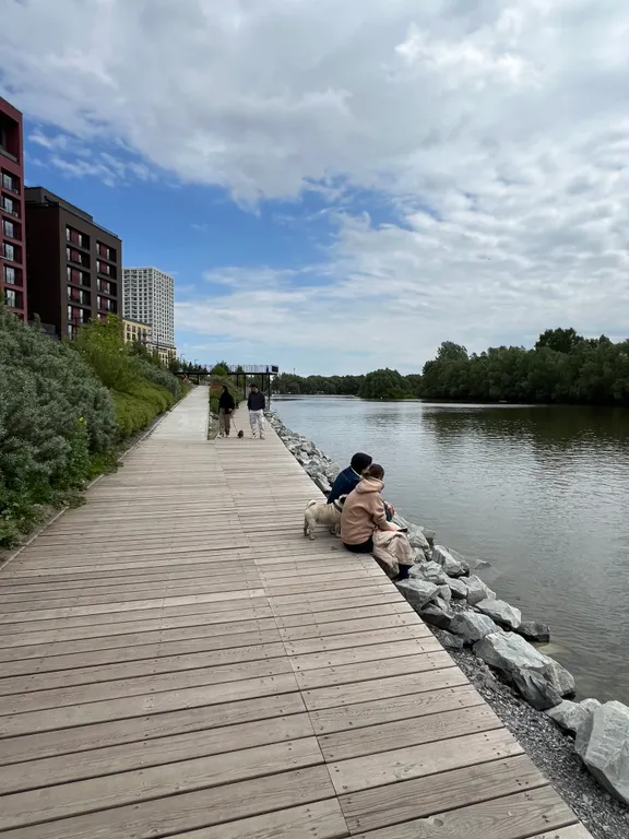 Квартира с видом на реку в самом атмосферном ЖК Новосибирска