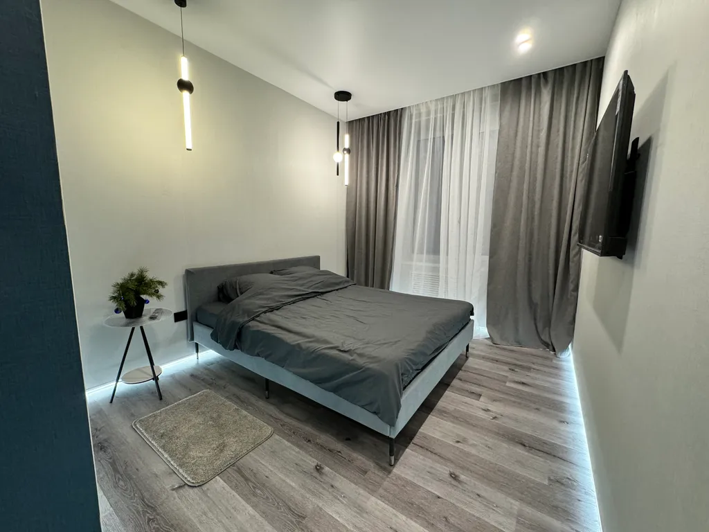 Северное сияние в удобных апартаментах в центре города