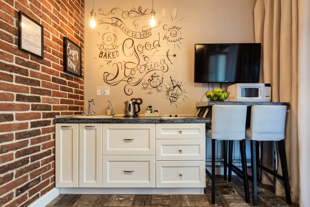 Лофт с витражом в самом центре