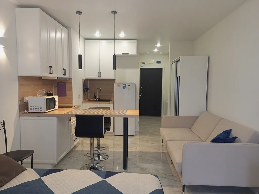 Уютная студия для идеального отдыха рядом с морем